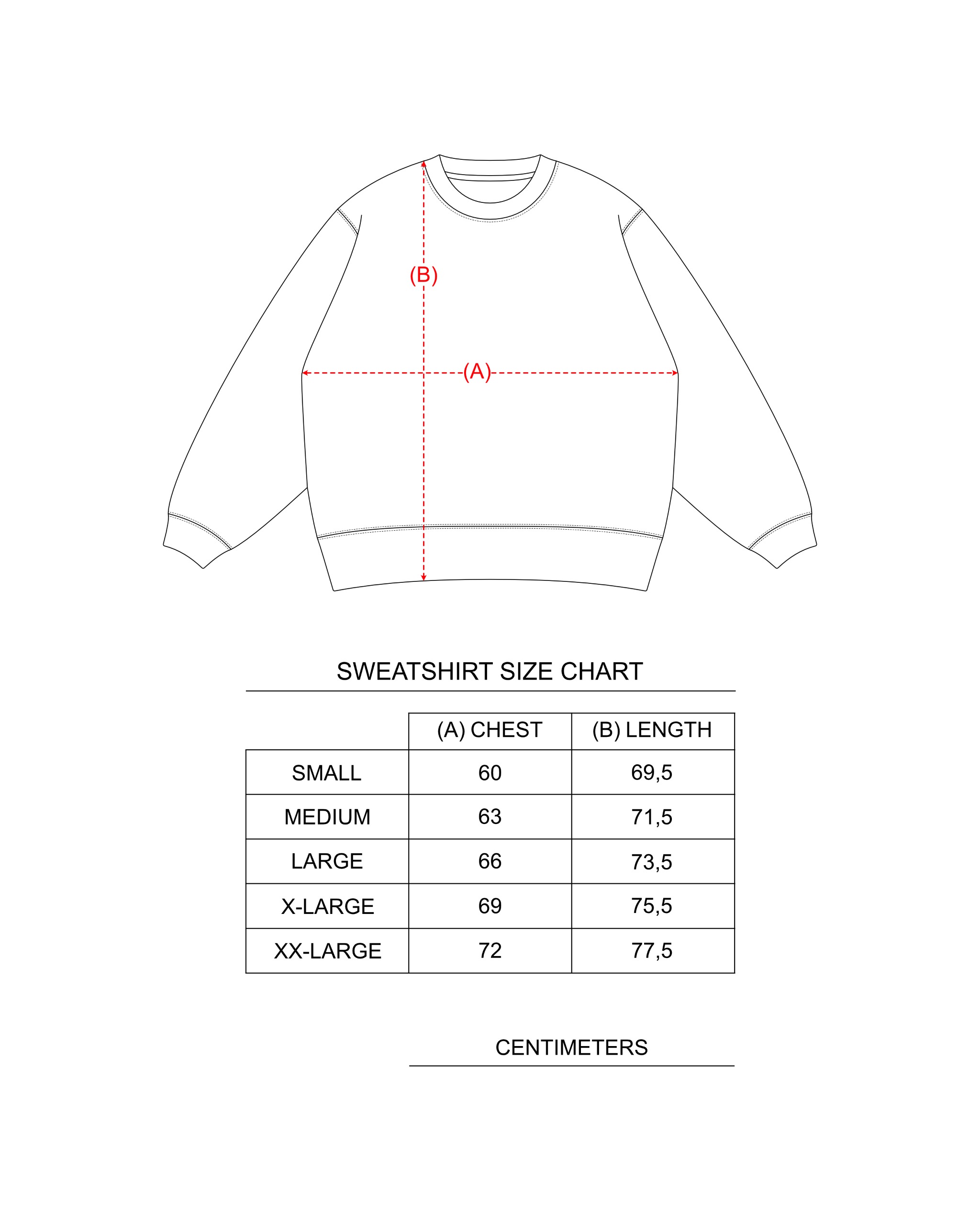 Sizing guide